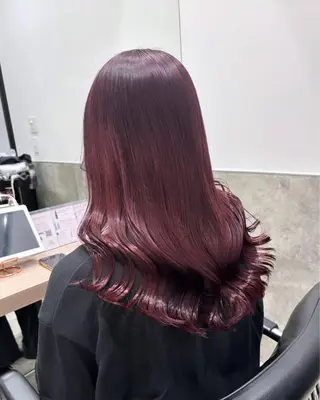 ロング カラー 💗ガーリーヘア🎀 saki💗のヘアスタイル