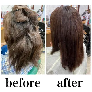 セミロング 髪質改善のプロ✨りな さんのヘアスタイル