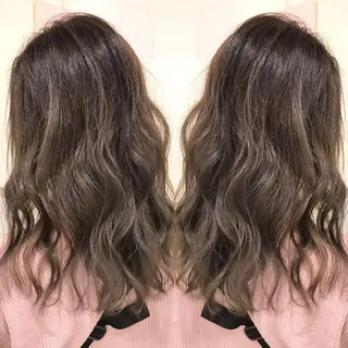 ミディアム カラー ヘアアレンジ BANK'S hair所属・💐ケラチン 髪質改善寺坂雄飛💐のヘアスタイル