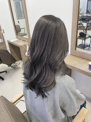 ロング カラー Una並木坂 透明感カラー&髪質改善&韓国ヘア所属・モテ髪美容師♡ ひなたのヘアスタイル