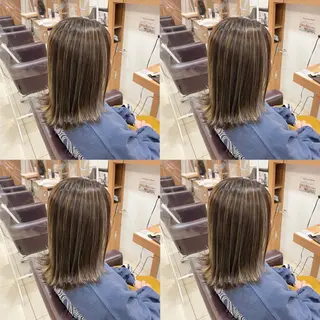 ミディアム カラー 【カラー指名No 1✨】原田響のヘアスタイル