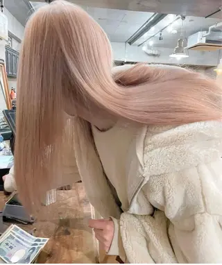 ロング カラー ヘアアレンジ ❤️カラー得意 🧡松浦睦樹❤️のヘアスタイル