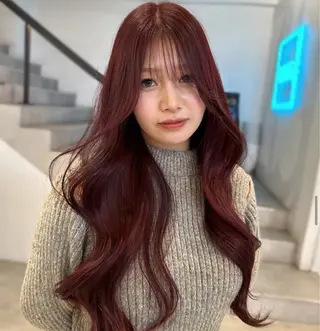 ロング カラー 韓国ヘア/ネイル kanako🤍🫧のヘアスタイル