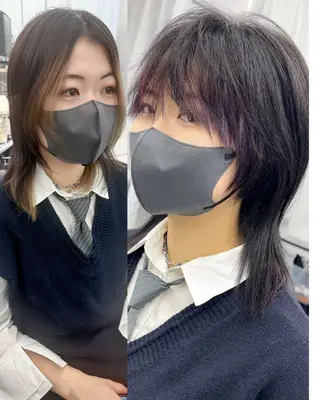 ミディアム number天王寺 kyoseiのヘアスタイル