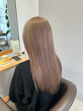 ロング カラー Chere rosso 金剛店所属・色落ち綺麗な艶カラー 北野豊彦のヘアスタイル