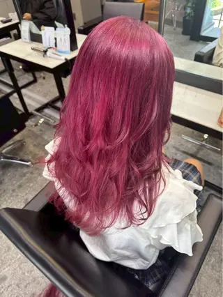 カラー 🩷暖色/ケアブリー チ/nonoka🎀のヘアスタイル