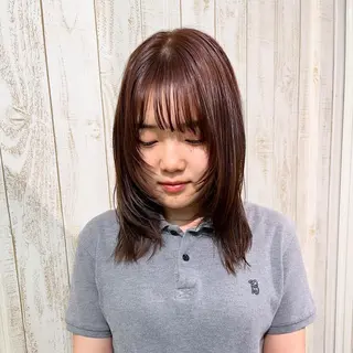 カラー bon ami所属・むかいやま なおのヘアスタイル