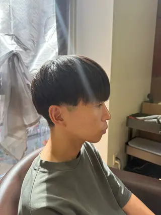 ショート メンズ 溝口 槙里也のヘアスタイル