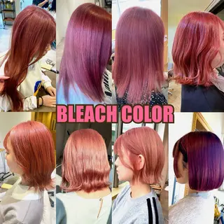 セミロング カラー 南上 野々佳のヘアスタイル