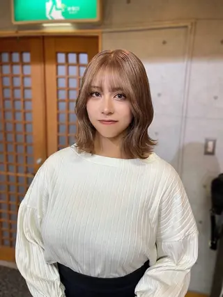 ミディアム カラー 韓国ヘア🇰🇷 RYOTAのヘアスタイル