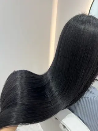 ロング 韓国ヘア🩶侑矢 艶髪透明感/福岡のヘアスタイル