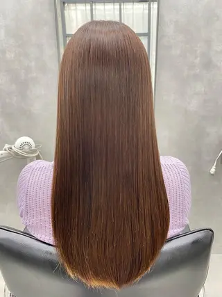 ロング 角田 萌夏のヘアスタイル