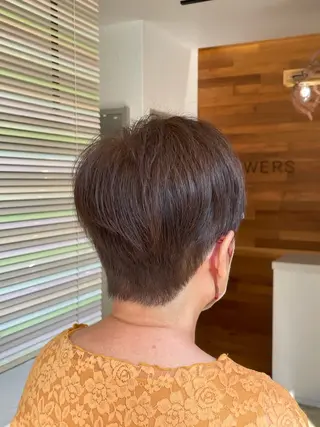 カラー 上村 あやののヘアスタイル