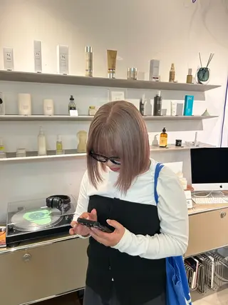 ショート カラー yuumi／透明感 クリーミーカラー♪のヘアスタイル