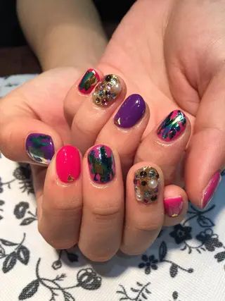 ネイル ＦreeDoＭ   Design所属・W KUMIのネイルデザイン