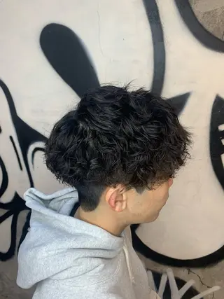 パーマ メンズ ⚡️メンズパーマ特化 mens支持◎/忠地のヘアスタイル