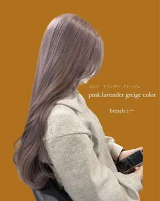 ロング カラー パーマ ヘアアレンジ メンズ キッズ ネイル マツエク・マツパ アイブロウ 透明感カラー・レイヤ ー🎀amika🎀のヘアスタイル