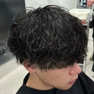 ショート パーマ メンズ 楽斗/メンズパーマ /シャドウパーマのヘアスタイル