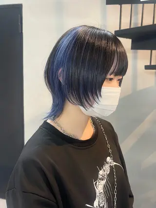 ショート 柏 ウルフ/レイヤー 田中佐和🐺のヘアスタイル