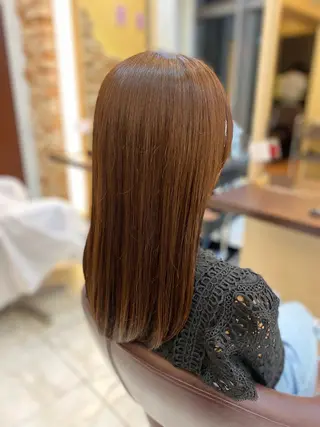 ロング 🐰ツヤ感カラー🐰 ななこのヘアスタイル