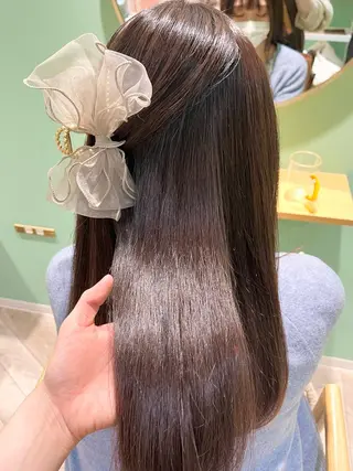 ロング 髪質改善カラー☆ ヘアアレンジmiyuのヘアスタイル