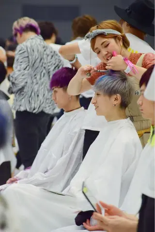 カラー メンズ 一ノ瀬 蘭のヘアスタイル