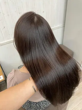 ロング カラー ヘアアレンジ 前髪顔周り✂️店長 ❤️アマミヤ❤️のヘアスタイル