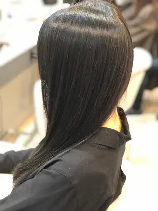 ロング カラー 縮毛矯正・髪質改善 人気No1🩶北島のヘアスタイル