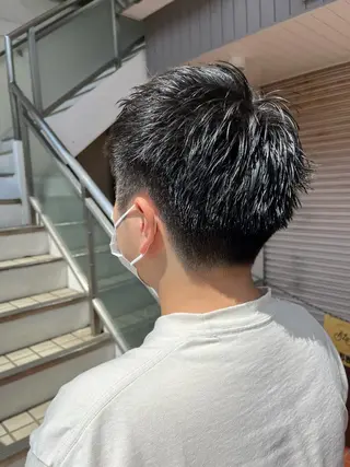ショート メンズ ウスイマイコ カット/ケアカラーのヘアスタイル