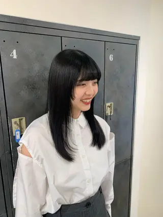 ロング カラー 暖色/艶カラー🍑☆ /杉村夏希のヘアスタイル