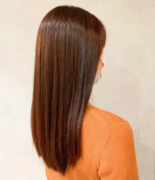 ロング カラー 似合わせカット/ 艶カラー/いらみなのヘアスタイル