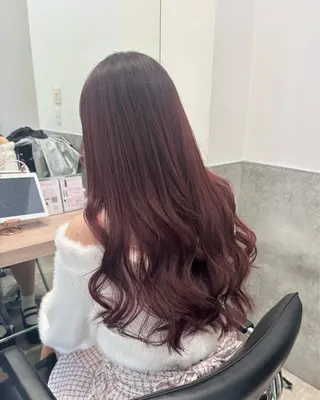 ロング カラー 💗ガーリーヘア🎀 saki💗のヘアスタイル