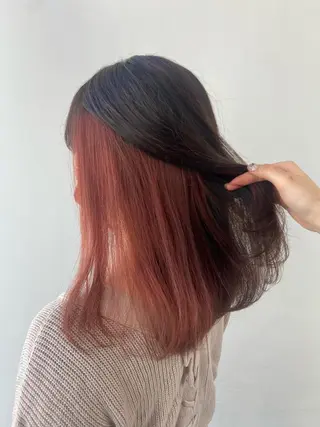 ミディアム 韓国レイヤー/ヘア カラー🎀ayamiのヘアスタイル