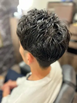 ショート LAVIE NEW STANDARD BARBER HANARE所属・HA GAのヘアスタイル