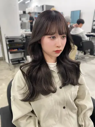 セミロング カラー ショート/レイヤー カット/ミサキ💐のヘアスタイル