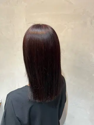 ミディアム カラー ate.所属・ate. kaoriのヘアスタイル