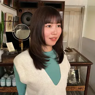 ミディアム ブリーチなし/透明感 /ショート/大世のヘアスタイル