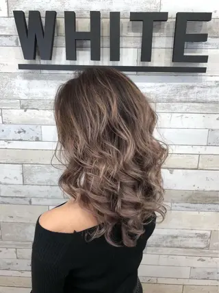 セミロング 渋谷/ハッシュ レイヤーカット/会田のヘアスタイル