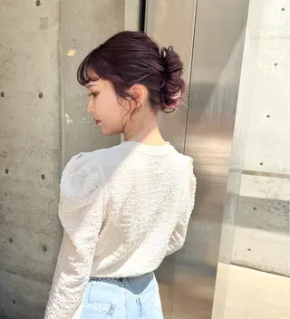 ロング ヘアアレンジ 海音 心斎橋美容室のヘアスタイル