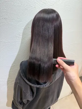 ロング カラー ブリーチ/髪質改善 店長　板垣智大のヘアスタイル