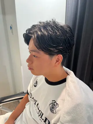 ショート パーマ メンズ FRISEUR川西所属・佐々木 優人のヘアスタイル