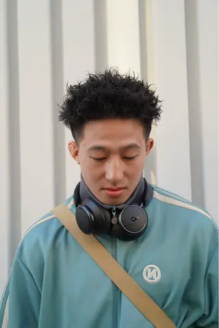 パーマ メンズ brunt jet所属・関 晃哉のヘアスタイル