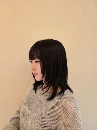 ミディアム momo 🌷のヘアスタイル