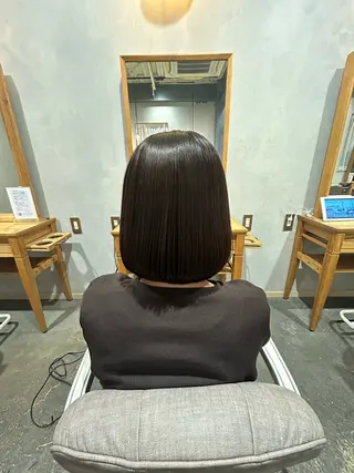 ショート Moana大宮店所属・石坂駿伍/縮毛矯正/ ストレート/髪質改善のヘアスタイル