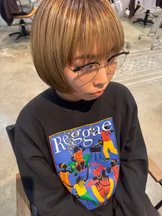 カラー 葵🌊ツヤカラー/ 髪質改善🫧のヘアスタイル