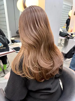 ロング カラー 福島 海翼のヘアスタイル