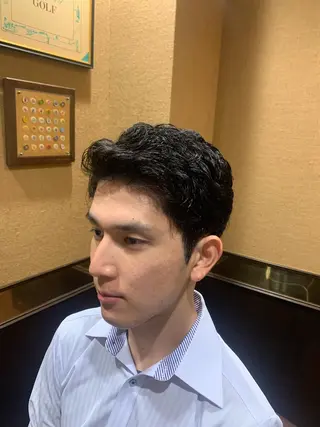 ショート メンズ プレミアムバーバー新宿店所属・新宿駅近! 💈口コミ多数✨のヘアスタイル