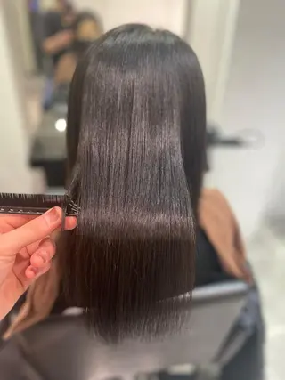 セミロング 美髪矯正 Rioのヘアスタイル