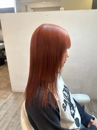 セミロング cie所属・ふくし りこのヘアスタイル