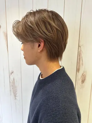 ショート メンズ コンプリート ヘアのヘアスタイル